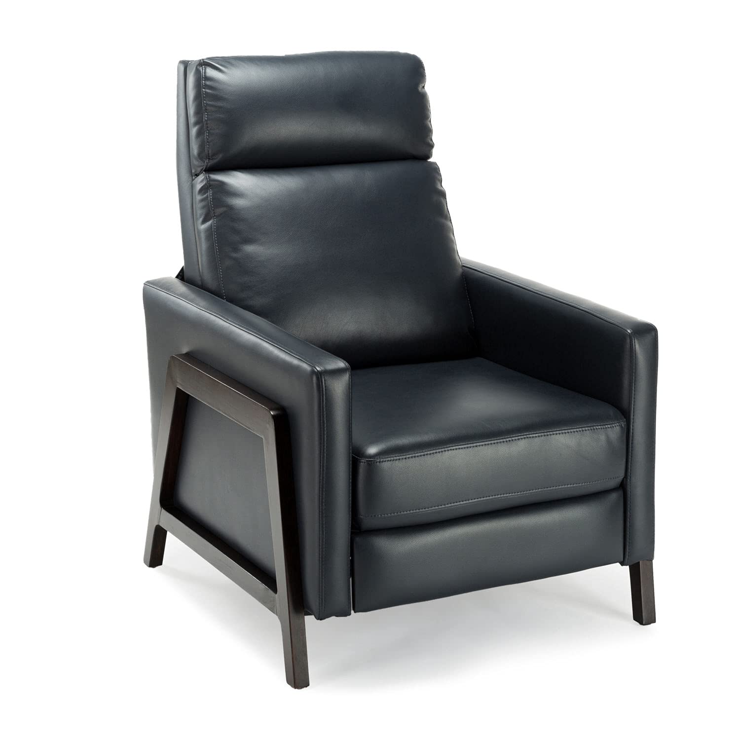 Comfort Pointe Maxton Midnight Blue Faux Leather Push Back Recliner