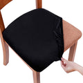 smiry Original Velvet Dining Chair Seat Covers, Stretch Fitted Dining Room Upholstered Chair Seat Cushion Cover, Removable Washa