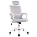 Office Chair, Ergonomic Mesh Computer Desk Chair, High Back Swivel Task Executive Chair Padding Armrests with Adjustable Rotatab
