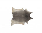 HomeRoots Cowhide Rug 5X7 Black & Silver