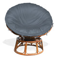 Iceberg Elf Waterproof Papasan Cushion Cover Only,(For 47In-55In Outdoor Papasan Chair Cushion Covers) Grey Zipper Design For Ea