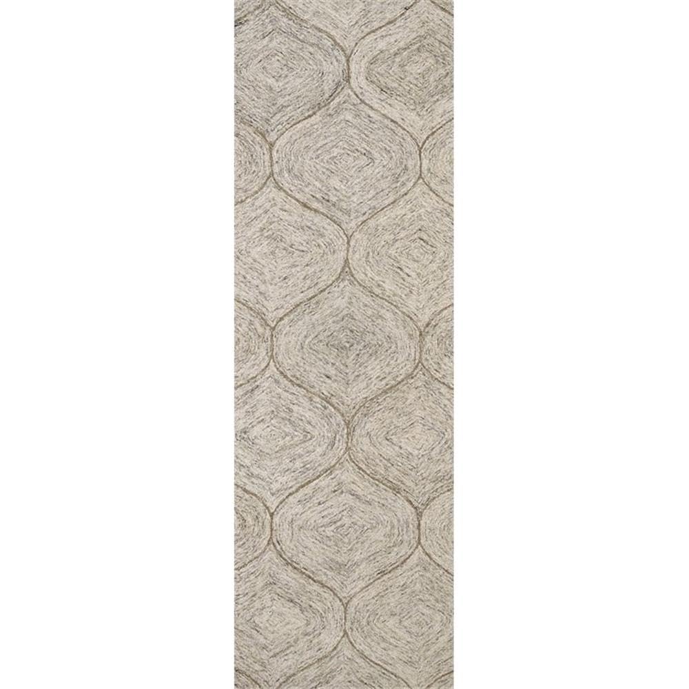 Rizzy Home Alora Decor London 2'6" X 8' Trellis Brown/Gray/Rust/Blue Hand-Tufted Area Rug