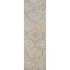 Rizzy Home Alora Decor London 2'6" X 8' Trellis Brown/Gray/Rust/Blue Hand-Tufted Area Rug