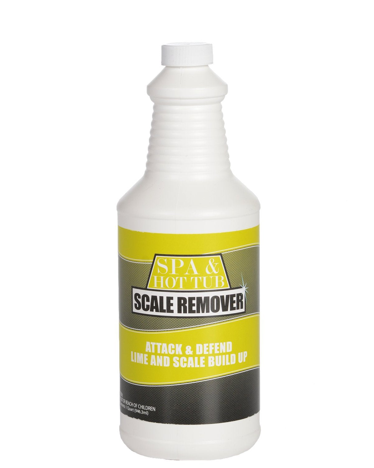 Spa & Hot Tub Scale Remover - Quart - Hot Tub & Spa Descaler, Scale Stain & Lime Stain Remover