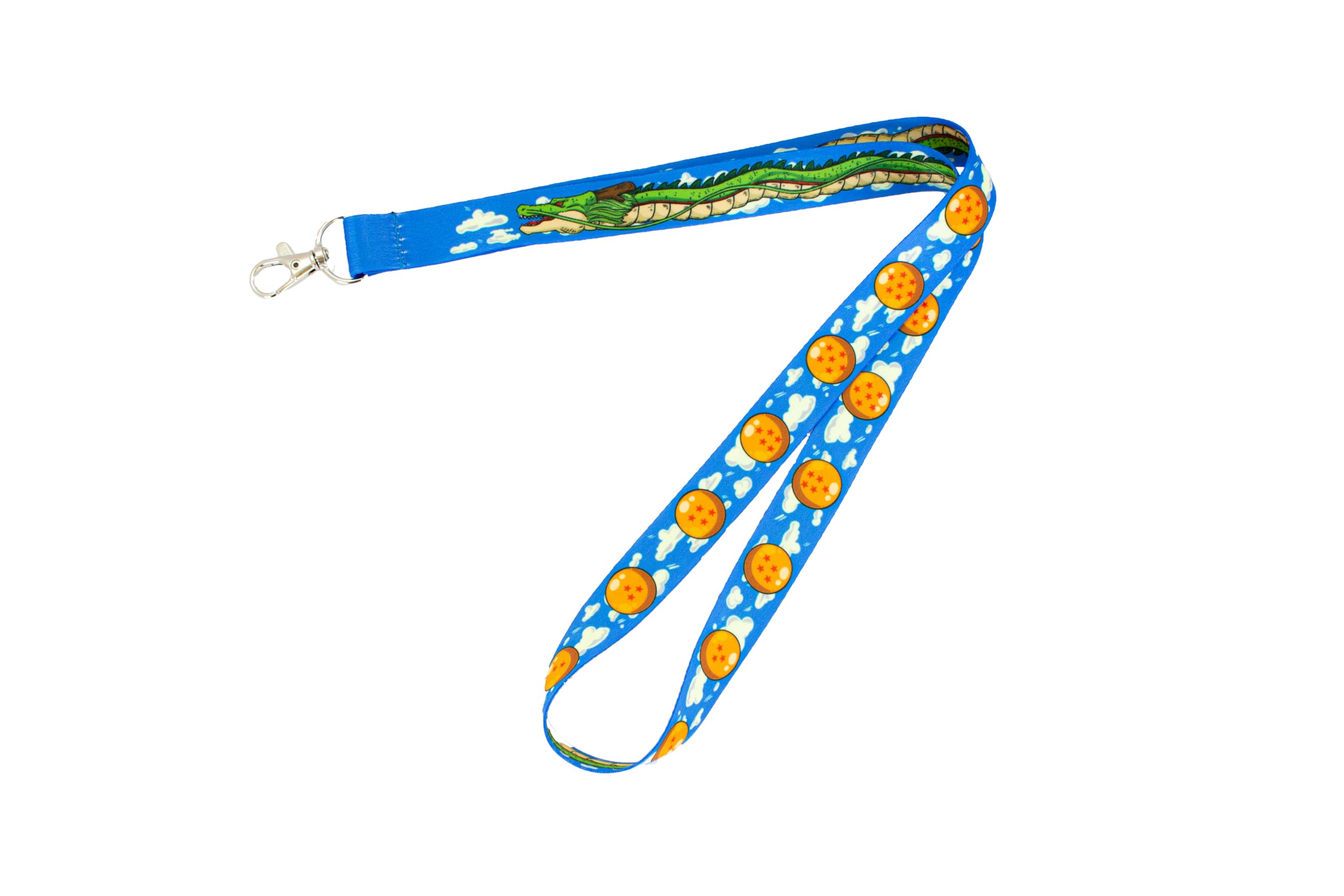 Tennada Anime Dragon Z Ball Neck Lanyard With Claw Clasp | Key Holder, Card Holder, Whistle Holder