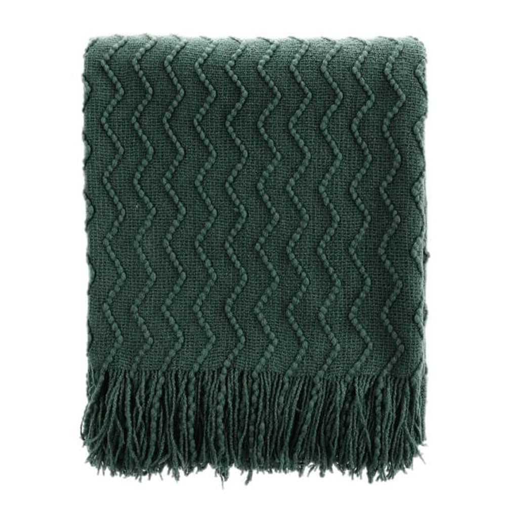 Battilo Home Christmas Green Throw Blanket For Couch, Forest Green Throw Blankets, Christmas Decorative Throw Blanket For Sofa B