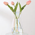 8 Tall Iridescent Glass Vase - For Flowers, Centerpieces, Home Decor