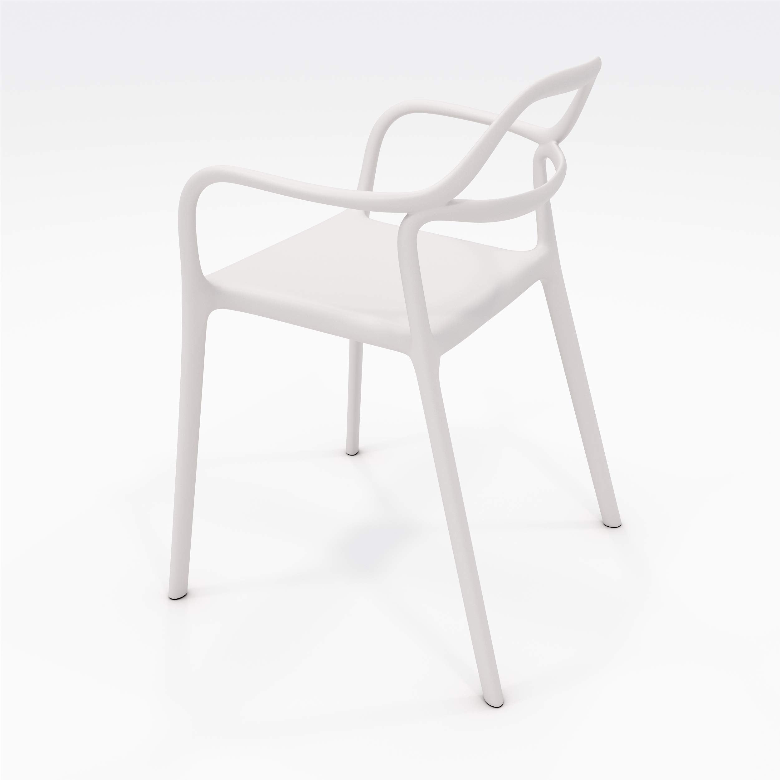 Olio Designs Dali Indoor/Outdoor Chair, White