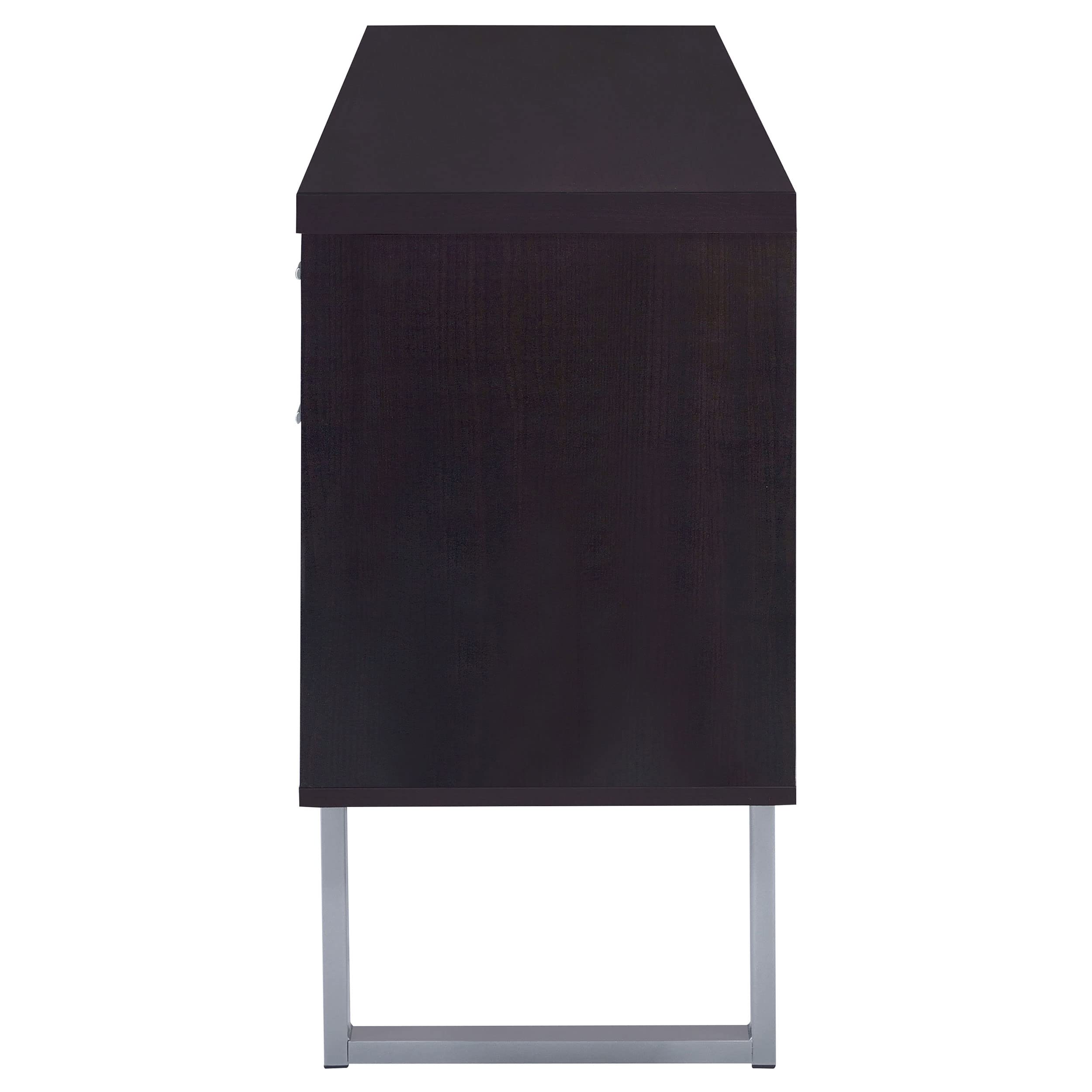 Coaster Home Furnishings Lawtey 5-Drawer Credenza with Adjustable Shelf Cappuccino