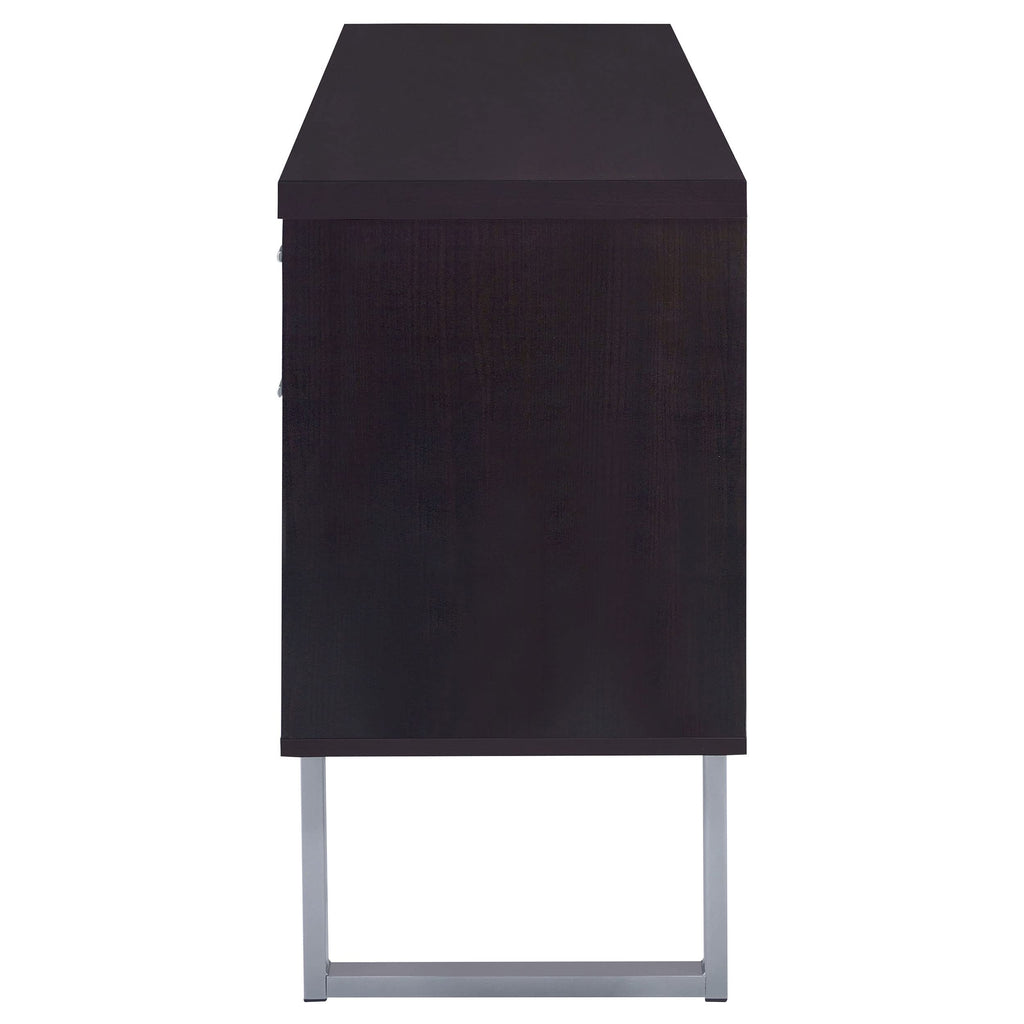 Coaster Home Furnishings Lawtey 5-Drawer Credenza with Adjustable Shelf Cappuccino