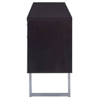 Coaster Home Furnishings Lawtey 5-Drawer Credenza with Adjustable Shelf Cappuccino