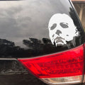 Michael Myers Halloween Halloween Horror Sticker White Car Window Vinyl Art Decal