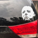 Michael Myers Halloween Halloween Horror Sticker White Car Window Vinyl Art Decal