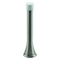 Prime-Line Mp10126 Door Stop, 4 In. Reach, Spring Steel, Satin Chrome, Heavy Duty (5 Pack)
