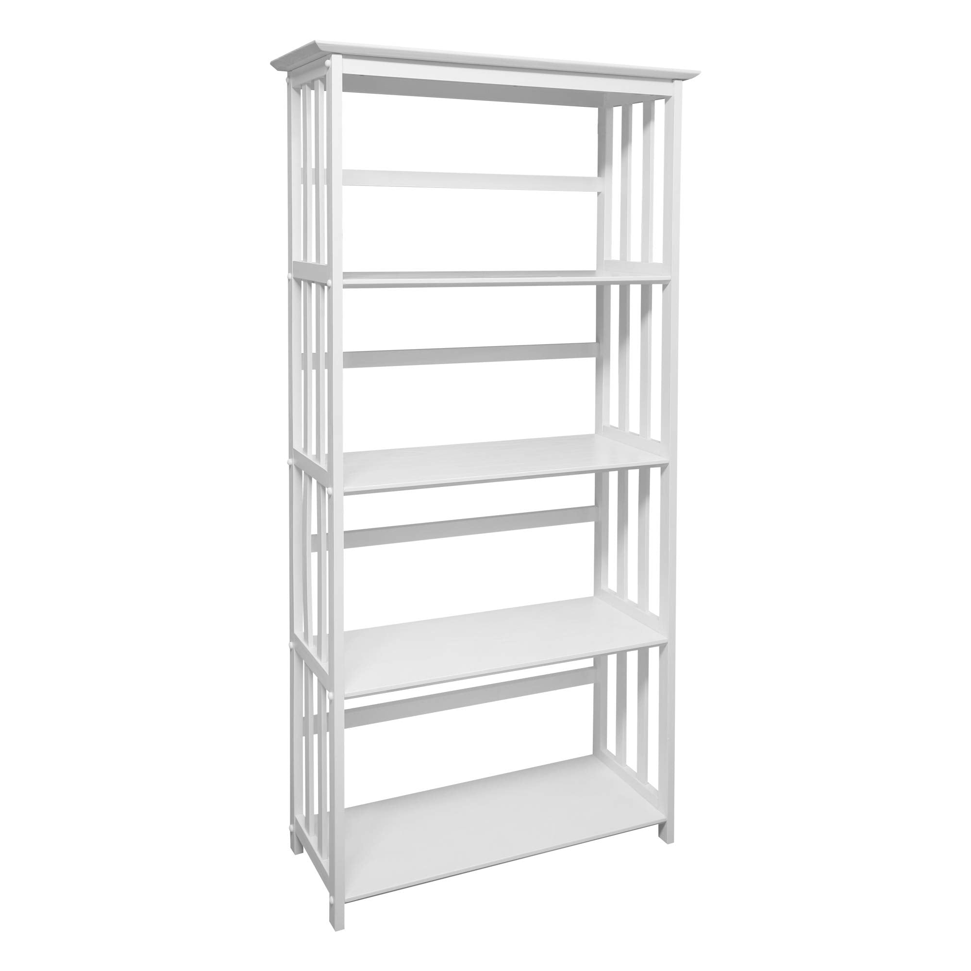 Casual Home Mission Style 5-Shelf Bookcase