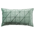 Jwh Throw Pillow Covers Decorative Pillowcase Velvet Geometric Lumbar Supportcushion Cover Farmhouse Floor Chair Sofa Couch Deco