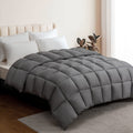 100% Viscose Made From Bamboo Comforter For Hot Sleepers- Breathable Cooling Silky Soft Duvet Insert Queen Size-With 8 Corner Ta