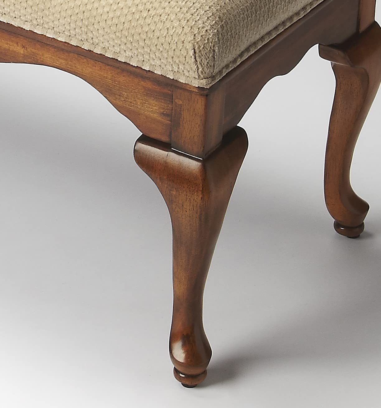 HomeRoots Wood Classic Olive Brown Bench