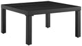 Crosley Furniture CO6322-MB Piermont Outdoor Metal Sectional Side Table, Matte Black
