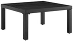 Crosley Furniture CO6322-MB Piermont Outdoor Metal Sectional Side Table, Matte Black