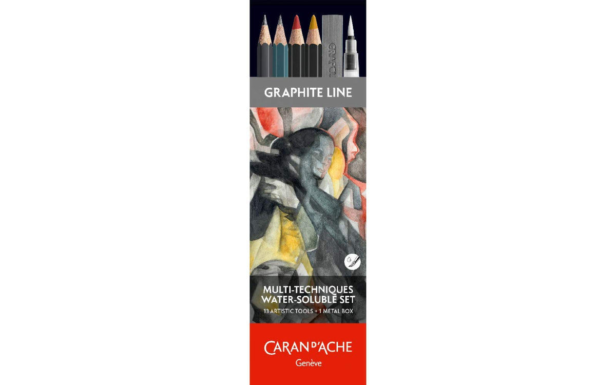 Caran D'Ache Multi-Techniques 11 Piece Sketching Set (779.307)