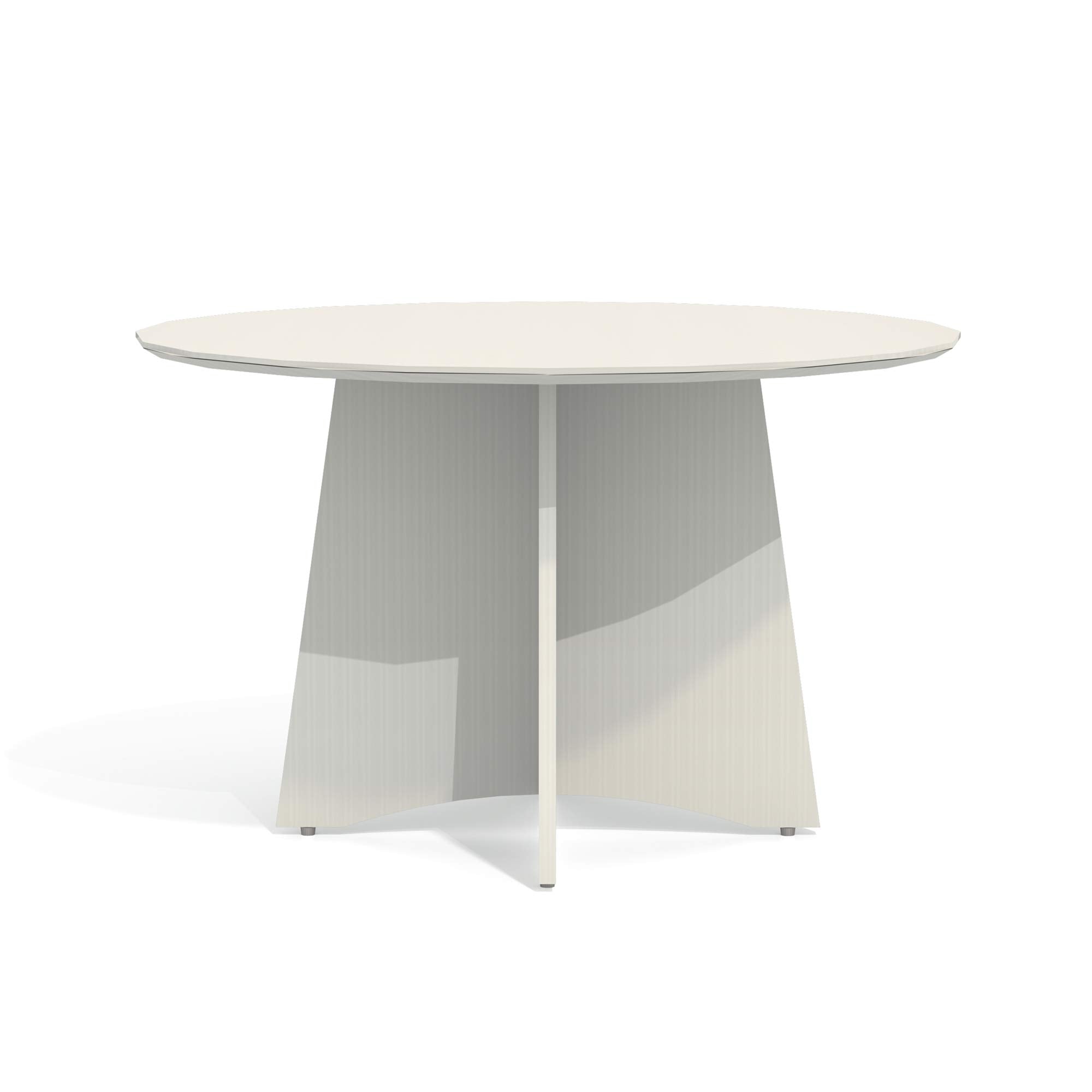 Mayline Medina 48&quot;Dia. Round Conference Table, Textured Sea Salt Laminate