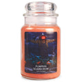 Village Candle Pumpkin Scarecrow Large Glass Apothecary Jar Scented Candle, 21.25oz, Orange, 21 Ounce