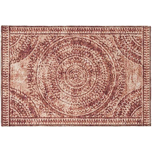 Sedona Sn7 Red Transitional Rug Rectangle 5' X 7 ' 6&quot;