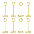 Radezon 20 Pack 8.75 Inch Tall Table Number Holders Place Card Holder Table Picture Holder Wire Photo Holder Clips Picture Memo