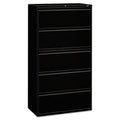800 Series 42"W 5-Drawer File Finish: Black