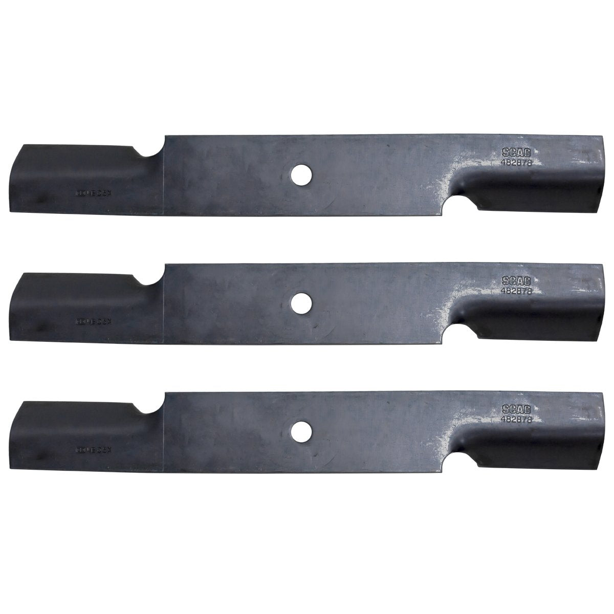 Scag 3Pk Genuine Oem 18' Cutter Blades 482878 For 52' Deck Replaces 481707, 48108, 482462, 481711, 48185, A48108, A48185 Fits
