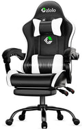 Czlolo Gaming Chair, Ergonomic Office Computer Chair with Footrest and Lumbar Support Massager Racing Style High Back Video Game