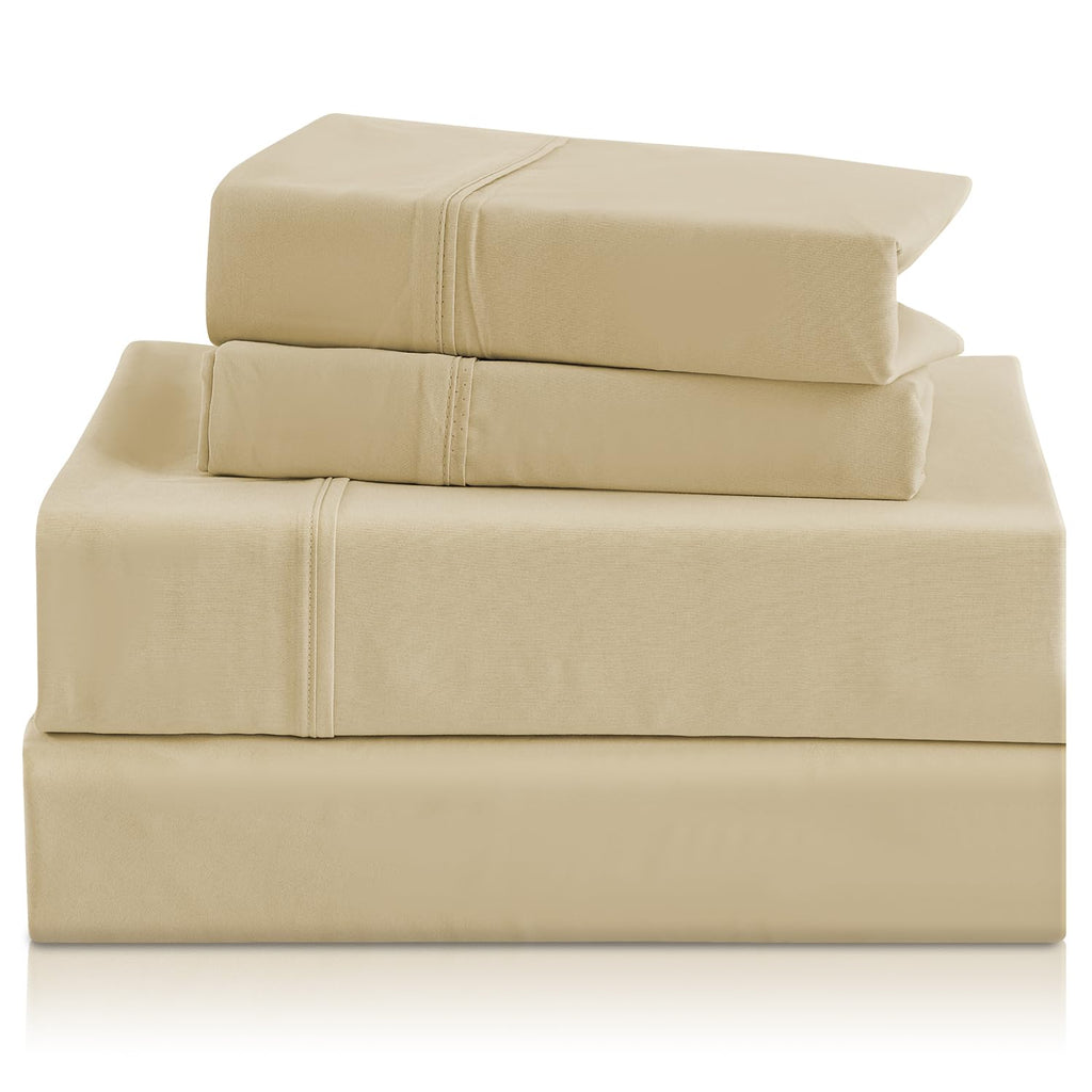 Cozysmile Silky Soft Twin Xl Sheet Set - Luxury 3 Piece Breathable Cooling Microfiber Sheets, 16'' Deep Pocket Easy Care Wrinkle