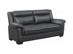 Coaster Furniture Sofa Gray Faux Leather Polyurethane 506591