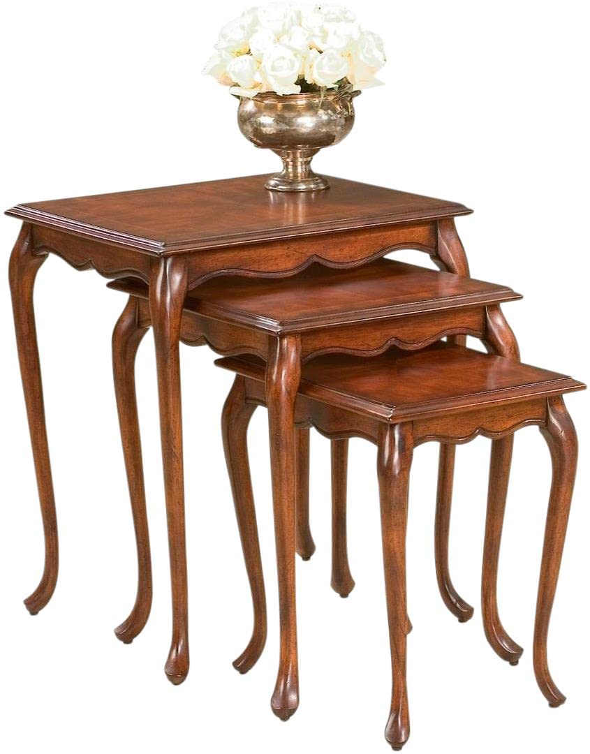 Butler Specialty Nest of Tables in Dark Brown Cherry Finish