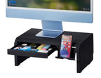 Bostitch Konnect Adjustable Monitor Riser With Drawer & Cell Phone Holder, Laptop Stand For Desk, 4 Height Levels, Cable Managem