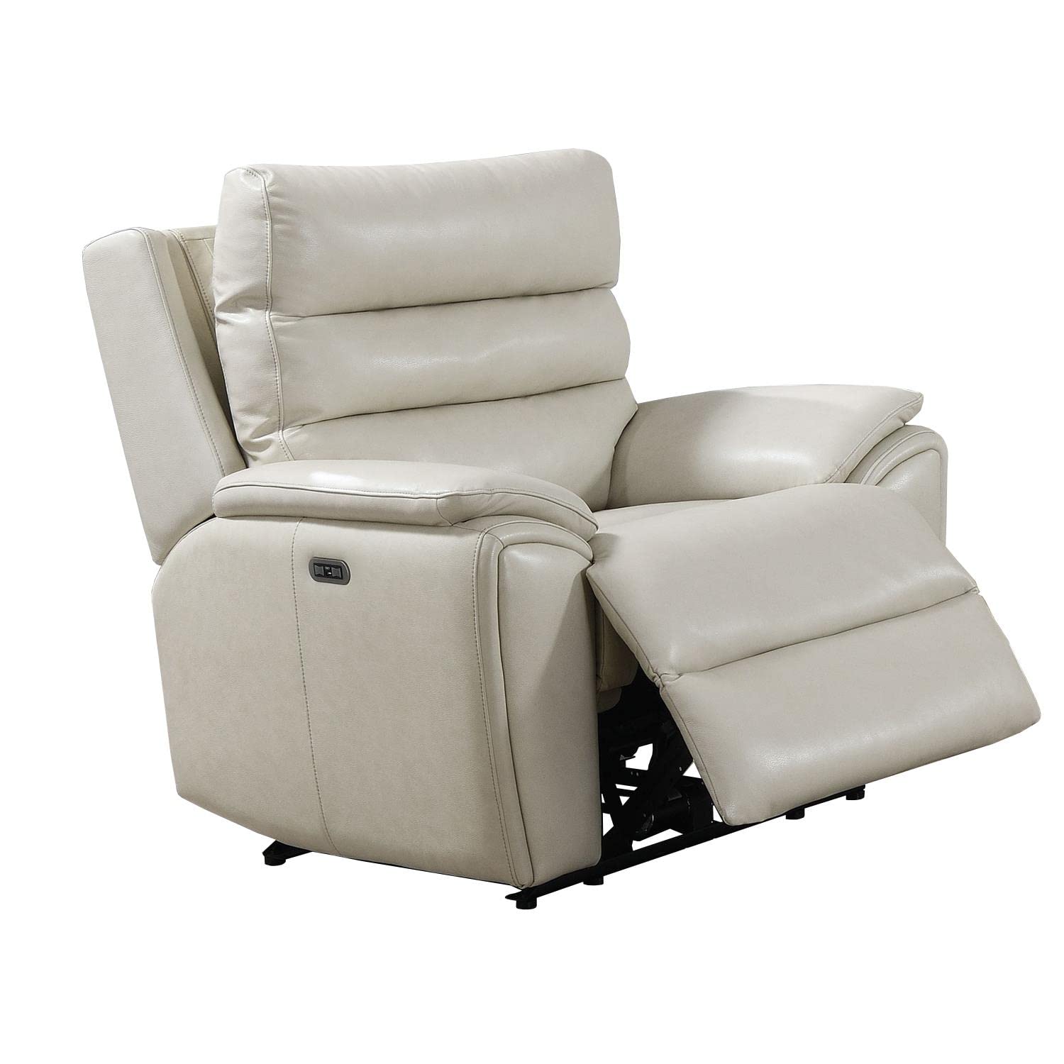 Steve Silver Duval Dual-Power Leather Recliner Chair - Thumbnail 2