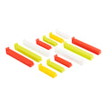 LINDEN SWEDEN Twixit! Bag Clips -Set of 13 - Keep Food Fresh, Prevent Spillage - Great for Storage and Organization - Microwave,