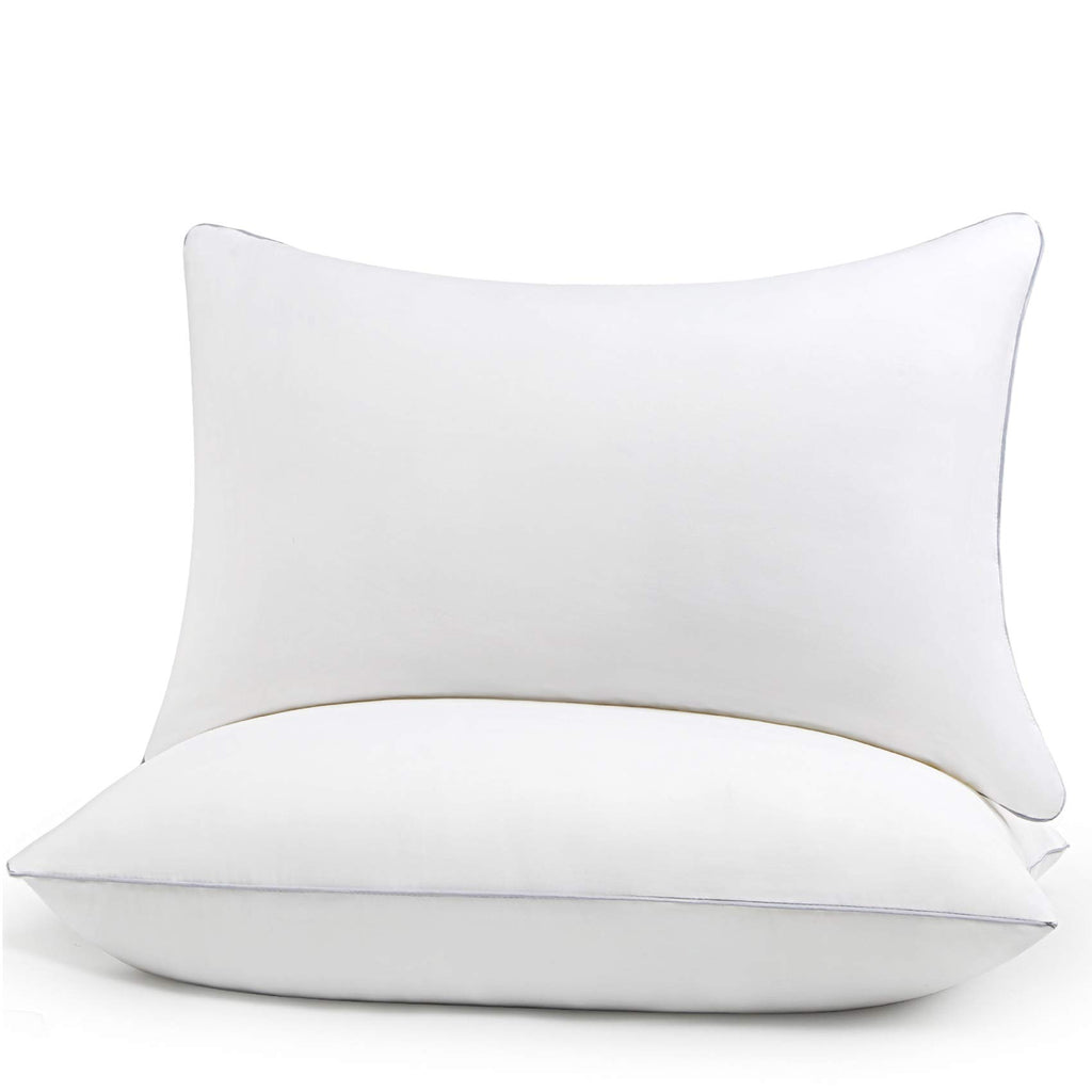 Himoon Bed Pillows For Sleeping 2 Pack,Standard Size Cooling Pillows Set Of 2,Top-End Microfiber Cover For Side Stomach Back Sle