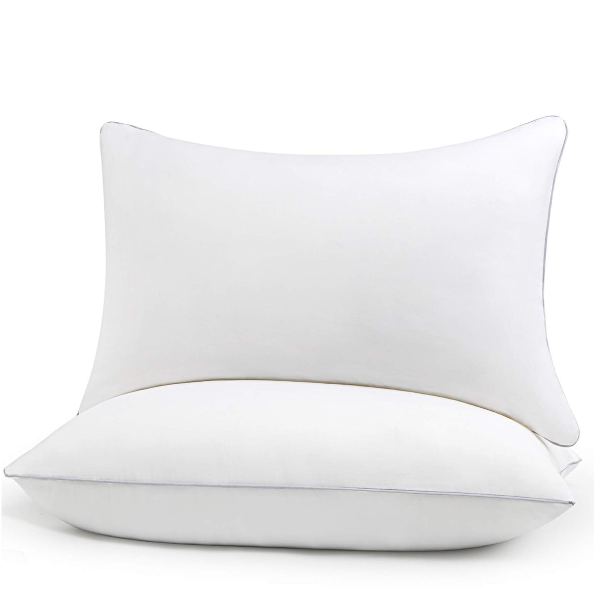 Himoon Bed Pillows For Sleeping 2 Pack,Standard Size Cooling Pillows Set Of 2,Top-End Microfiber Cover For Side Stomach Back Sle