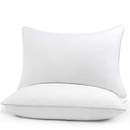 Himoon Bed Pillows For Sleeping 2 Pack,Standard Size Cooling Pillows Set Of 2,Top-End Microfiber Cover For Side Stomach Back Sle