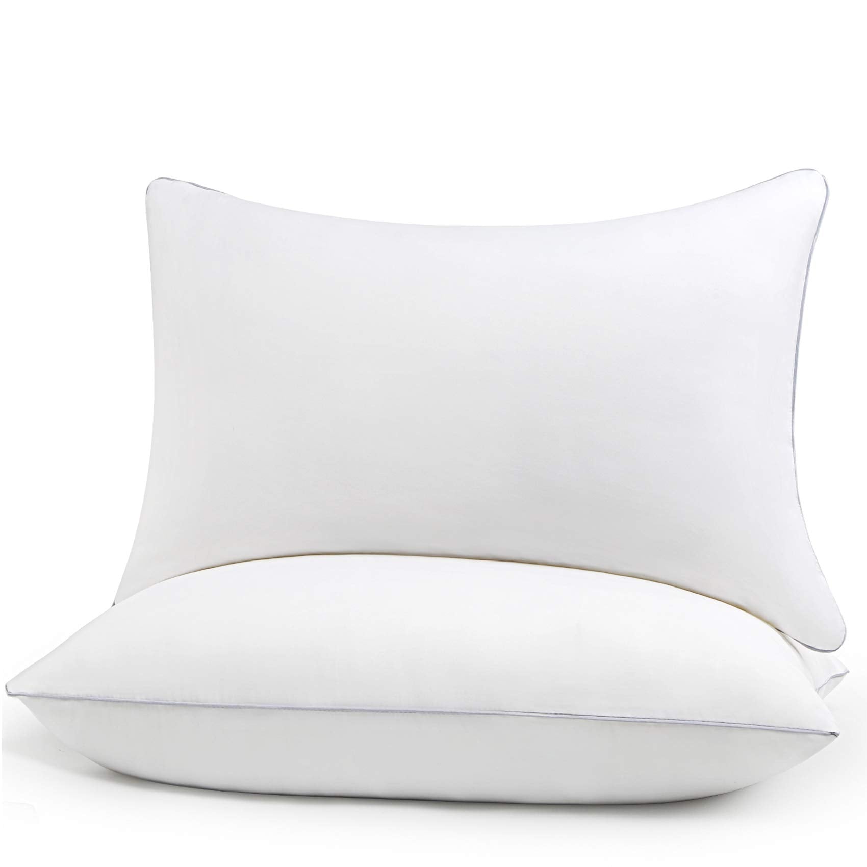 Himoon Bed Pillows For Sleeping 2 Pack,Standard Size Cooling Pillows Set Of 2,Top-End Microfiber Cover For Side Stomach Back Sle