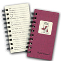 Write It Down Series By Journals Unlimited, Guided Journal, Wine, A Wine Journal, Mini-Size 3   X5.5   , Cranberry Hard Cover, M