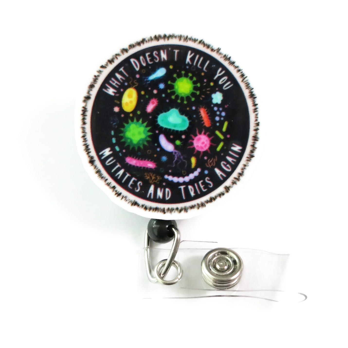 Funny Viruses Badge Reel, What Doesn 'T Kill You Mutates And Tries Again Lab Badge Reel, Trauma Nurse Badge Id Holder, Er Nurse