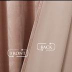 Stangh Blush Velvet Curtains 108 Inches - Softness Velvet Fabric Kids Room Curtain Panels Room Darkening Curtains Set For Bedroo