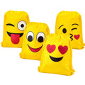 IncyWincy Smiley Drawstring Sack Bags (Pack of 24)  Birthday Return Gifts for All Age Group Boys Girls & Kids, Unisex Cartoon D