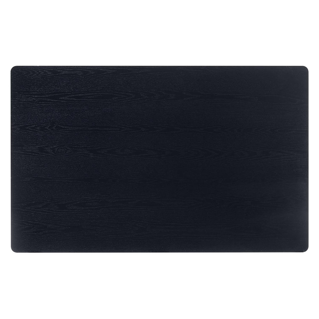 Baxton Studio Tarana 47.2-inch W Dining Set, Cream/Black/Light Brown, 5-Piece (2341329713281HT)