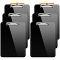 Sooez 6 Pack Plastic Clip Boards 8.5X11, Clipboard With Pen Holder & Low Profile Clip, Nursing Clipboard, Letter Size / A4 Cute