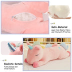 Arelux 24In Cute Pink Giant Stuffed Unicorn Plush:Soft Animal Hugging Pillow Unicorn Stuffed Animal, Big Body Plushie,Large Unic