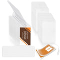 Xuwaidsgn 200 Pieces 5 Mil 2 1/2' X 4 1/4' Laminating Luggage Tags With Loops Thermal Lanyard Laminating Pouches Resealable Fo